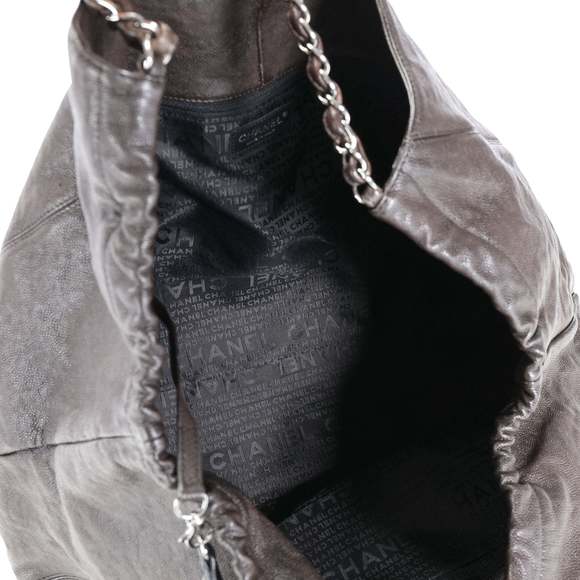 Chanel Chocolate Coco Cabas Distressed Caviar Hobo XL Bag - Picture 7 of 8